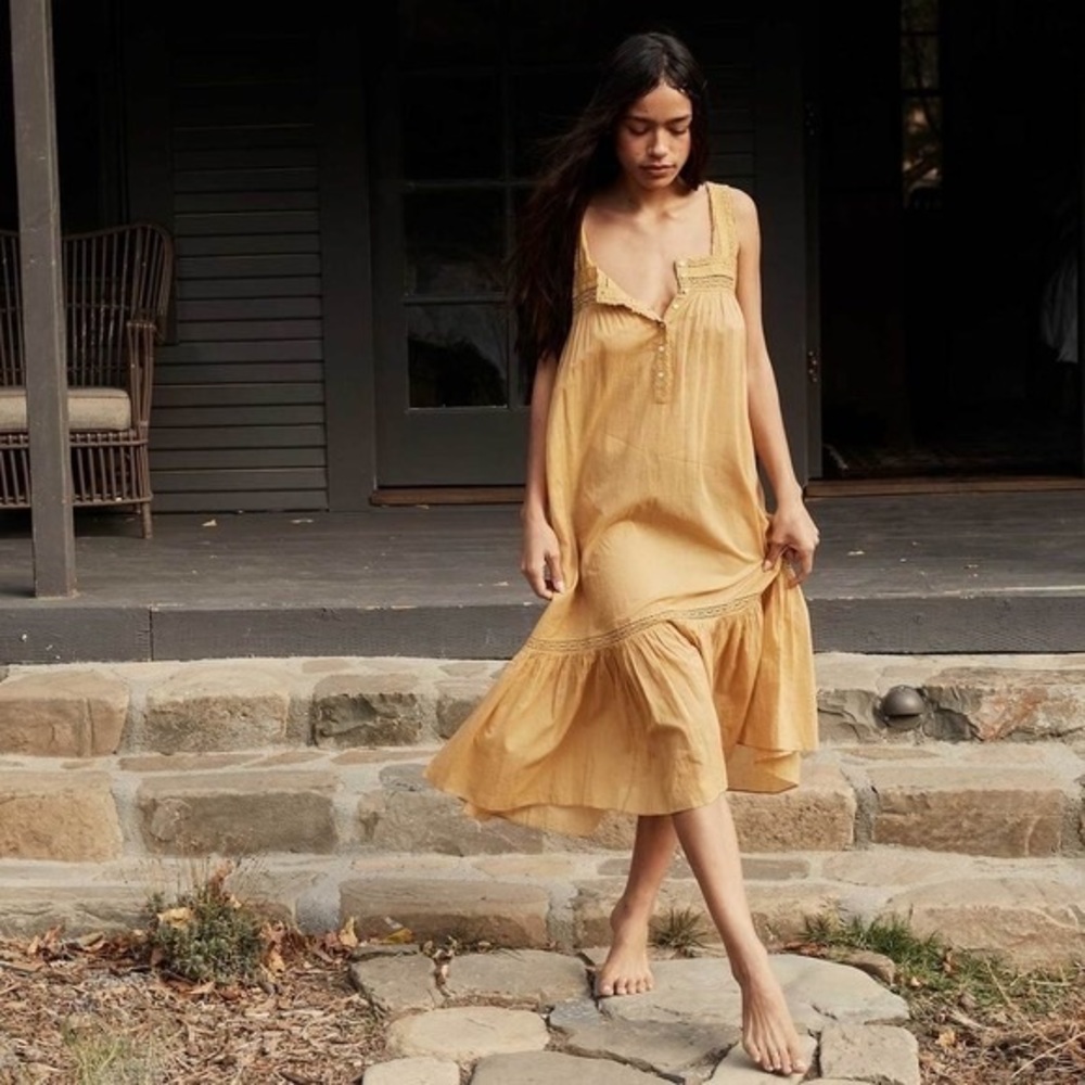 Dôen SEVILLE NIGHTGOWN - WHEAT